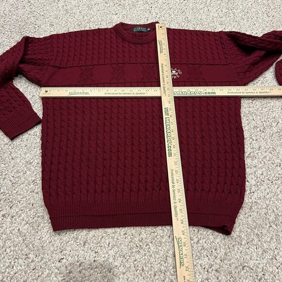 Blarney Woolen Mills Men's Sweater Sz XXL Red Ireland Eire Wool Blend Casual - Picture 4 of 8